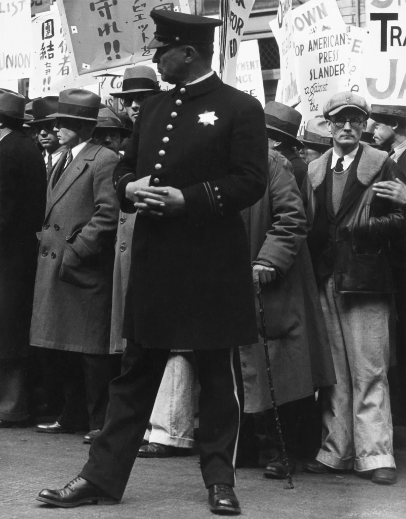 DOROTHEA LANGE (1895-1965) The General Strike, Policeman.